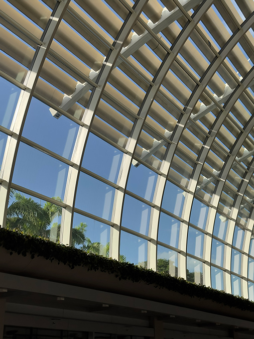 Inside the Marina Bay Mall