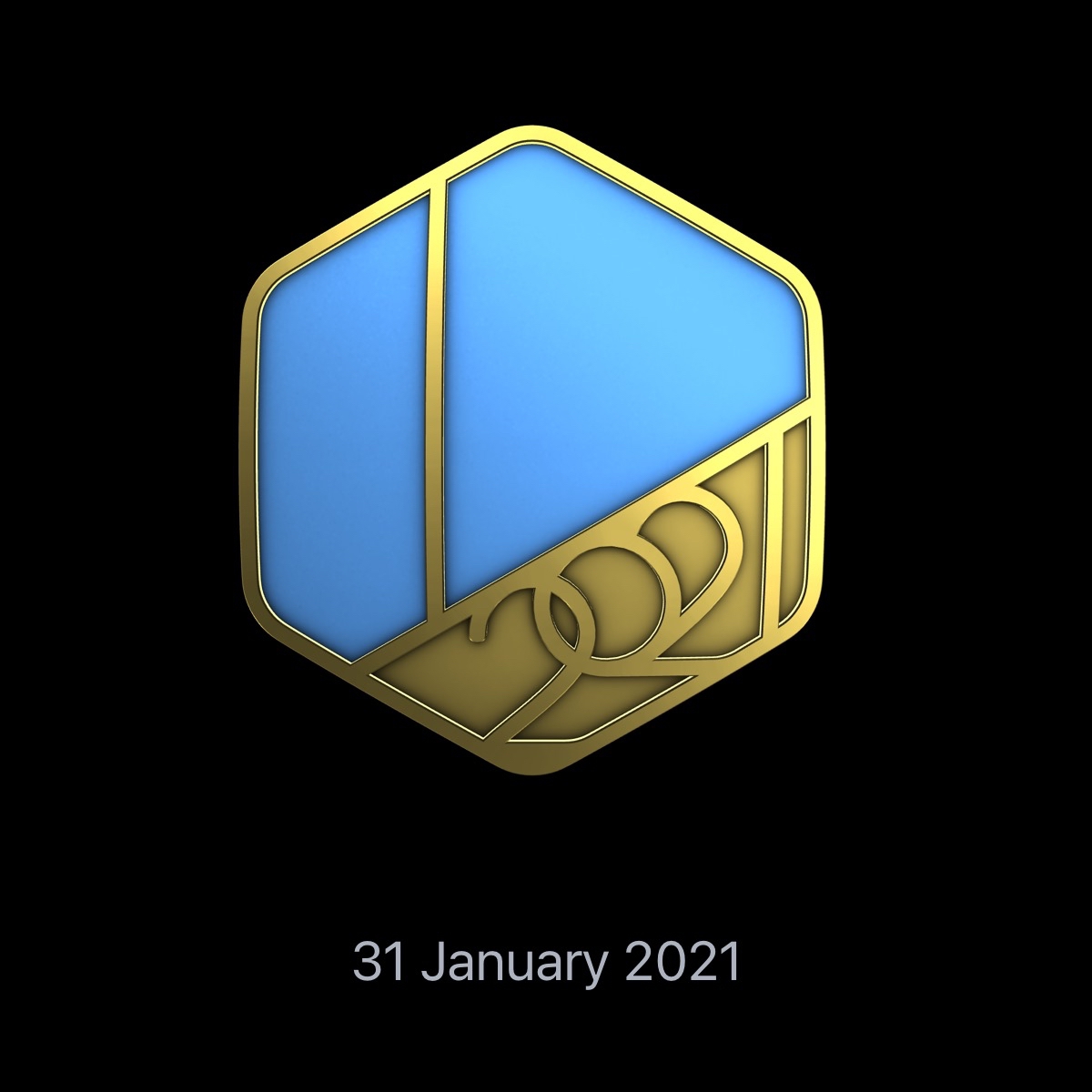 January 2021 Fitness Golden Medal